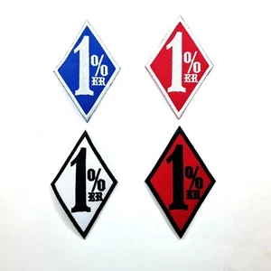 1% er Outlaw Chopper Patch Motorcycles Biker Club Emblem for DIY Iron on Clothes - Picture 1 of 19