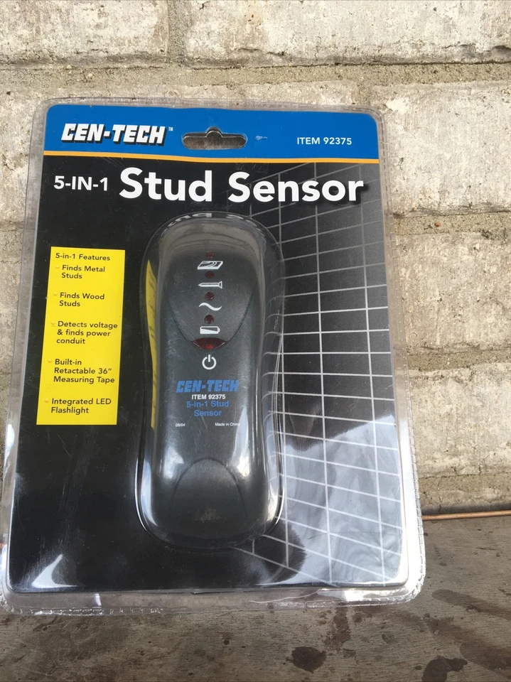 Sensor de perno prisionero Cen-Tech 5 en 1 con medida de luz LED. NUEVO Foto 1 de 4