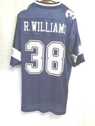 Reebok Dallas Cowboys Jersey Mens Medium Navy Roy Williams NFL Equipment  #38 Cover