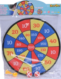 Dartscheibe für Kids mit Klettbällen und Pfeilen - Bild 1 von 1