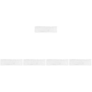 5 Pieces Protecteur De Clavier Couvercle Du En Silicone Imperméable - Afbeelding 1 van 12