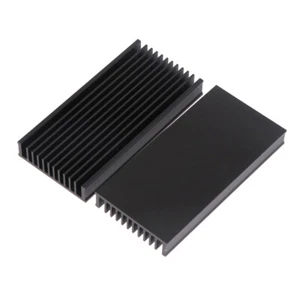 1Pc Aluminum Heatsink Cooler 50*100*12.7mm LED IC Fan Power Amplifier Radiator - Photo 1/7