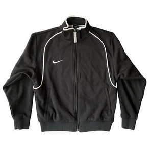 Nike Kid’s Long Sleeve Full Zip Jacket size M (10-12), Black,with Zipped Pockets - Picture 1 of 10