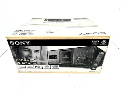 Sony DVP-CX985V 400 Disc Mega Storage DVD-SACD-CD- Tested Never Used, Brand New - Image 1 of 4