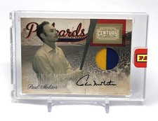 Paul Molitor 2010 Panini Century Patch Auto Autograph Card /50 Postcards Sealed
