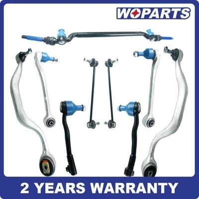 9X Front Control Arm Ball Joint Tie Rod Sway Bar Link Fit For 95-03 BMW E39 540i - Image 1 of 4
