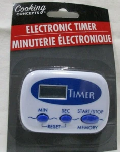 Electronic Cooking Timer by Cooking Concepts - 1 Piece NIP - Picture 1 of 2