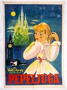 Póster raro de la película de Yugo Donald Duck Walt Disney 1956 Donald Duck - Imagen 1 de 3