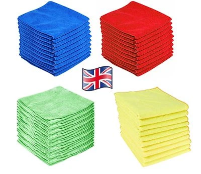 PROFESSIONAL LARGE MICROFIBRE CLOTHS CAR CLEANING DETAILING SOFT DUSTER TOWEL - Image 1 of 4