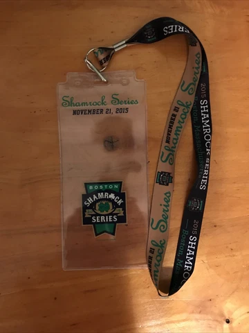 2015 SHAMROCK SERIES LANYARD TICKET HOLDER FENWAY PARK NOTRE DAME BOSTON COLLEGE Cover