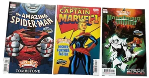 3 Comic Lot NM Trick or Read Captain Marvel Amazing Spiderman & Moon Knight 2024 - Bild 1 von 7