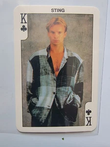 STING (K of Clubs) 1986 Dandy Rock n Bubble Odd - Picture 1 of 1