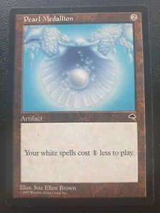 MTG TEMPEST MISPRINT PEARL MEDALLION CHARLIE BROWN SP Magic The Gathering - Picture 1 of 1