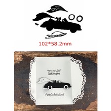 Honeymoon Wedding Celebrate Metal Cutting Dies Craft Embossing Stencil Album