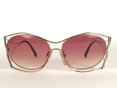 VINTAGE PALOMA PICASSO BY VIENNALINE GOLD 1980'S MADE IN GERMANY SUNGLASSES - Image 1 of 4
