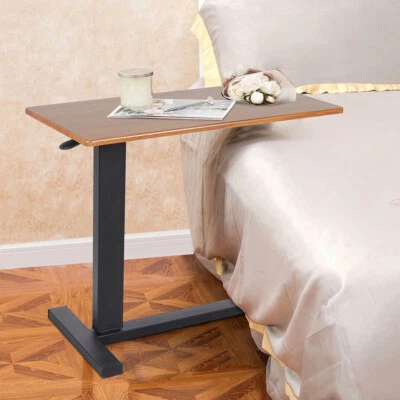 XXL Pflegetisch Höhenverstellbar Betttisch Laptoptisch auf Rollen Krankentisch - Bild 1 von 4