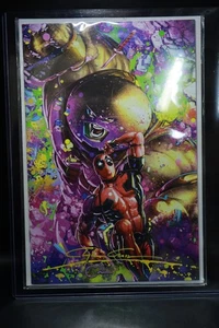 Deadpool Nerdy 30, Black Light Cover, Signed Clayton Crain, Variant - Bild 1 von 3