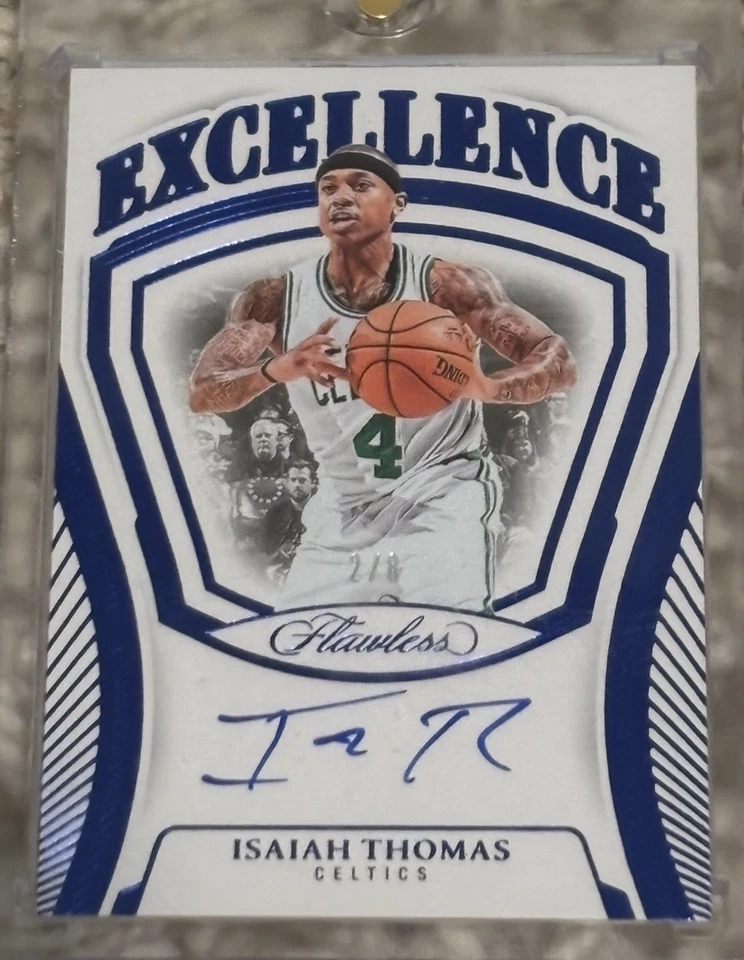 Isaiah Thomas 2024-25 impecable excelencia automático/8 ¡Raro!!!! Foto 1 de 3