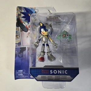 Jakks Pacific 4" Sonic The Hedgehog Comic Collection "Metal Virus Sonic" Damaged - Picture 1 of 10