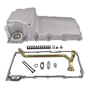 Conversion Swap Oil Pan Low Profile Retrofit Kit Satin LS1 LS2 LS3 LS6 5.3 6.0 - Picture 1 of 8