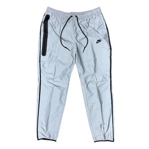 Nike Tech Woven Gray Reflective Joggers Pants, Size Large NWT FZ7587-035 - Picture 1 of 3