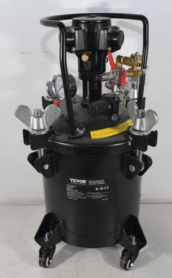 VEVOR Spray Paint Pressure Pot Tank 10 L/2.5 gal Fully Automatic Stirring 70 psi - Image 1 of 4