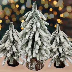 Weihnachtsdeko Weihnachtsfeier 20 cm Minibäume 25 cm Minibaum - Picture 1 of 8