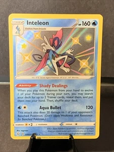 Pokemon TCG Inteleon SV027/SV122 Shining Fates: Shiny Vault Holo NM/M - Picture 1 of 2