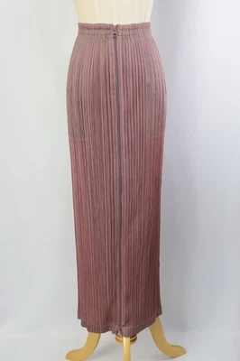 Falda PLEATS PLEASE Rosa Oscuro Cremallera Frontal ISSEY MIYAKE 274 9873 Foto 1 de 4