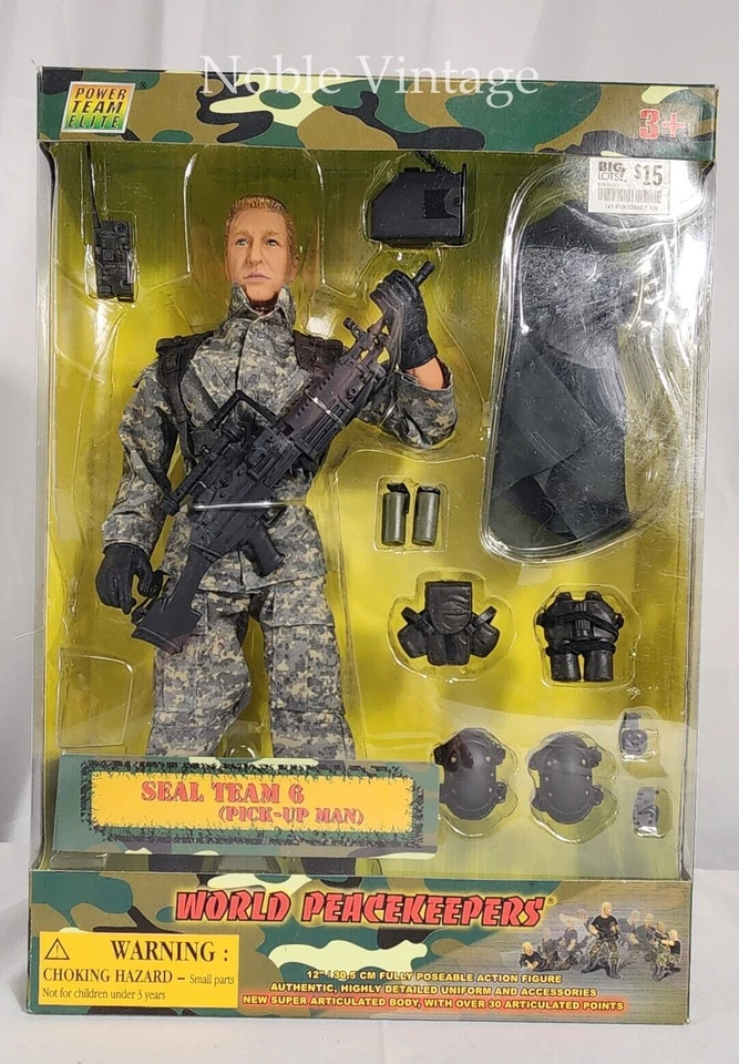 Power Team Elite World Peacekeepers Desert Infantry 12" Figure