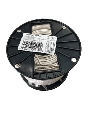 CERRO 500 ft. #12 White Stranded 12 Gauge 12 AWG THHN Wire