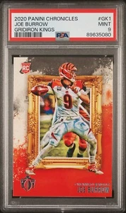 PSA 9 - 2020 Panini Chronicles Gridiron Kings #GK-1 Joe Burrow (RC) - Imagen 1 de 2