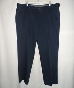 42x32 Black Gray Navy Comfort Expandable Stretched Elastic Waist Men Dress Pants - Picture 1 of 29