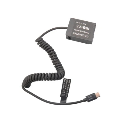 USB-C to DMW-BLC12/DCC8 Dummy Battery Power Cable for Panasonic LUMIX FZ300 G7 - Image 1 of 4