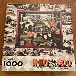 Hallmark SPRINGBOK 1000 Piece Puzzle INDY 500  An American Tradition New Sealed! - Picture 1 of 8