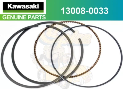 2008-2011 Genuine Kawasaki PISTON RING SET KLR650 KLR 650 13008-0033 - Image 1 of 2