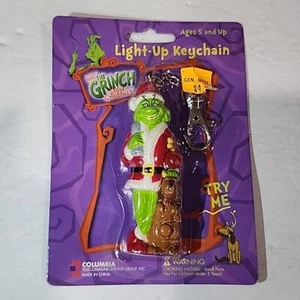 2000 How The Grinch Stole Christmas MOC 3" Santa Grinch Light Up Schlüsselanhänger - Bild 1 von 5