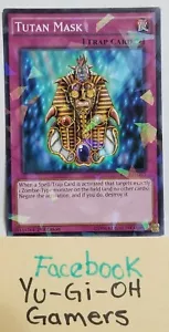 MÁSCARA YUGIOH TUTÁN SHATTERFOIL LUZ JUGADA - Imagen 1 de 1
