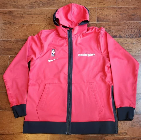 Washington Wizards Nike NBA Showtime Men Large Red Therma Flex Hoodie CN4066-657 Cover