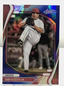 Bartolo Colon 90/149 Blue Foil Parallel 2022 Panini Absolute #98 - Picture 1 of 2