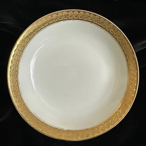 C H Field Haviland GDA Limoges 5” Gold Trim Dessert Bowl - Picture 1 of 3