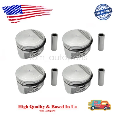 New Piston and Ring Kit Fit For 2001-2002 Hyundai Kia 2.0L L4 DOHC 16V - Image 1 of 4