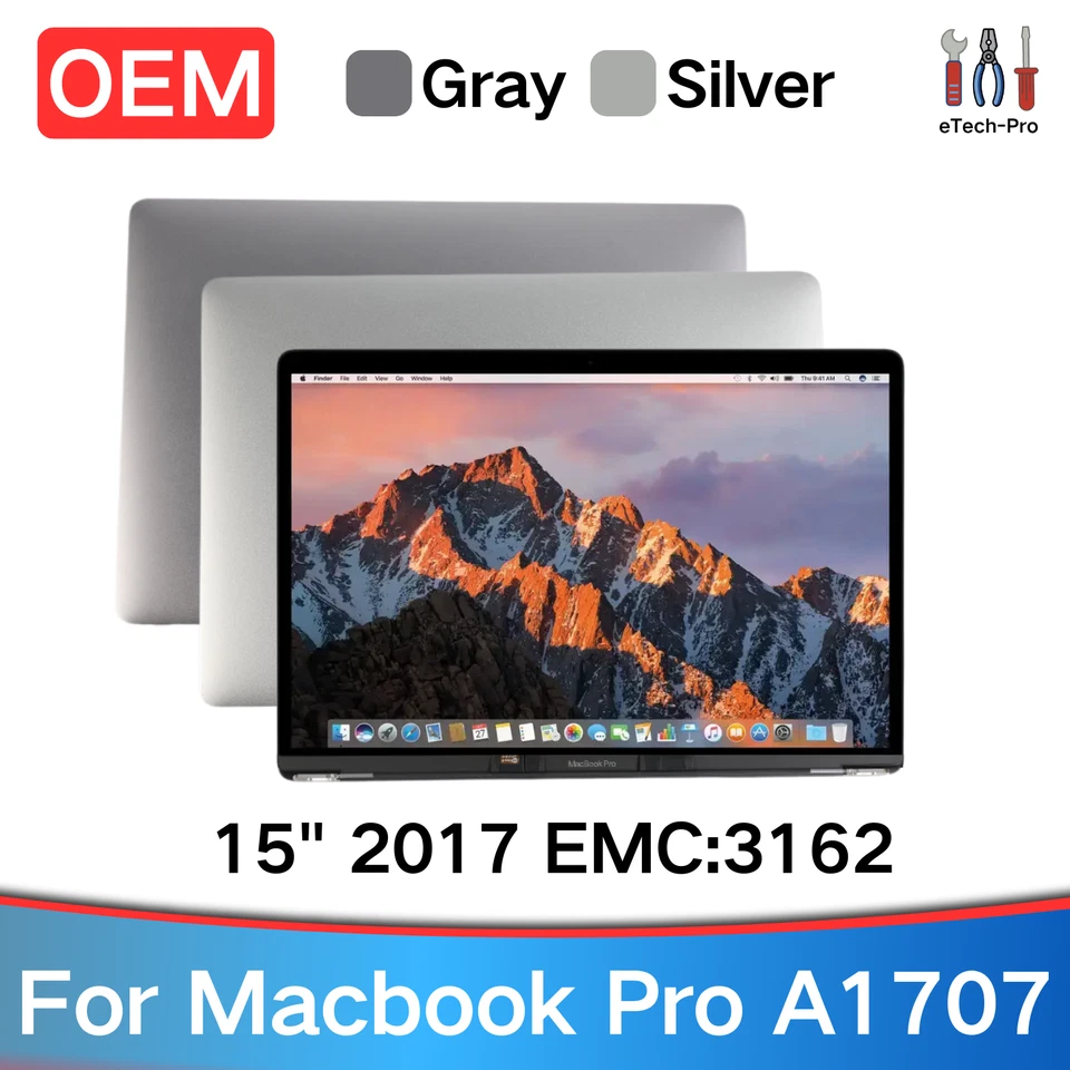 OEM A1707 Screen Replacement For MacBook Pro A1707 2017 15" EMC 3162 LCD Display - Image 1 of 1