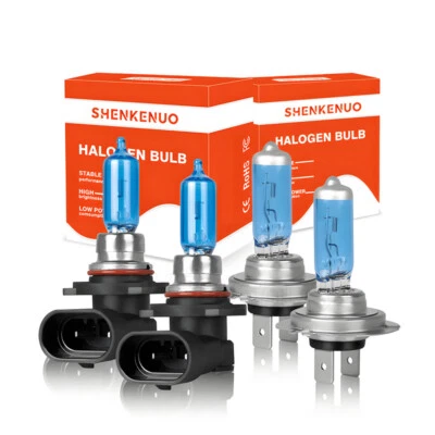 Kit de faros halógenos Combo 9005+H7 para Kia Sedona 2019-2021 bombillas de haz alto-bajo Foto 1 de 4