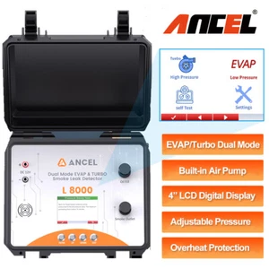 L8000 EVAP Turbo Smoke Machine Leak Detector Dual Mode Leak Diagnostic Tool Kits - Picture 1 of 24