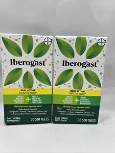 (2 Boxes) Iberogast Dual Action Digestive Relief, Daily Herbal Supp. 60 Softgels - Picture 1 of 7