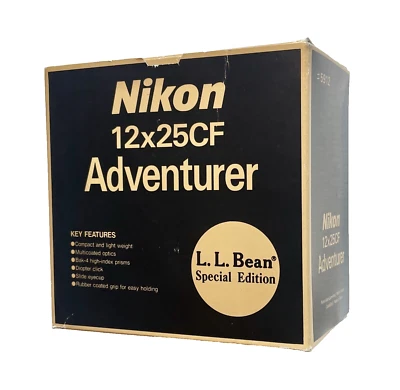 Nikon 12 x 25CF  Adventurer Binoculars  . . L. L. Bean - Image 1 of 3