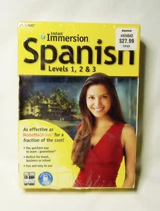 Instant Immersion Spanish Levels 1, 2, & 3 Learning Program (new sealed) - Picture 1 of 6