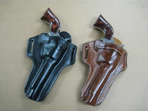 Azula Leather Single Action Revolver 2 Slot Pancake Holster Choose Color & Gun A - Picture 1 of 8