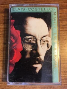 ELVIS COSTELLO MIGHTY LIKE A ROSE RARE CASSETTE TAPE TESTED LATE NITE BARGAIN! - Picture 1 of 2